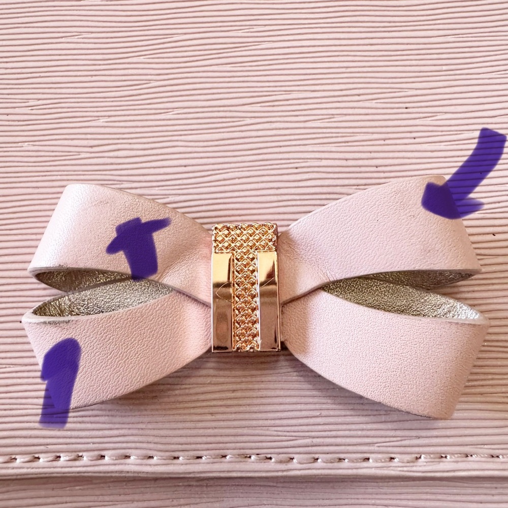 Ted Baker Matinee Pink Bow Chain Crossbody - Picture 15 of 16